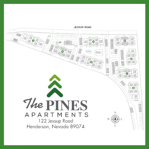 Pines Apartments Complex Map